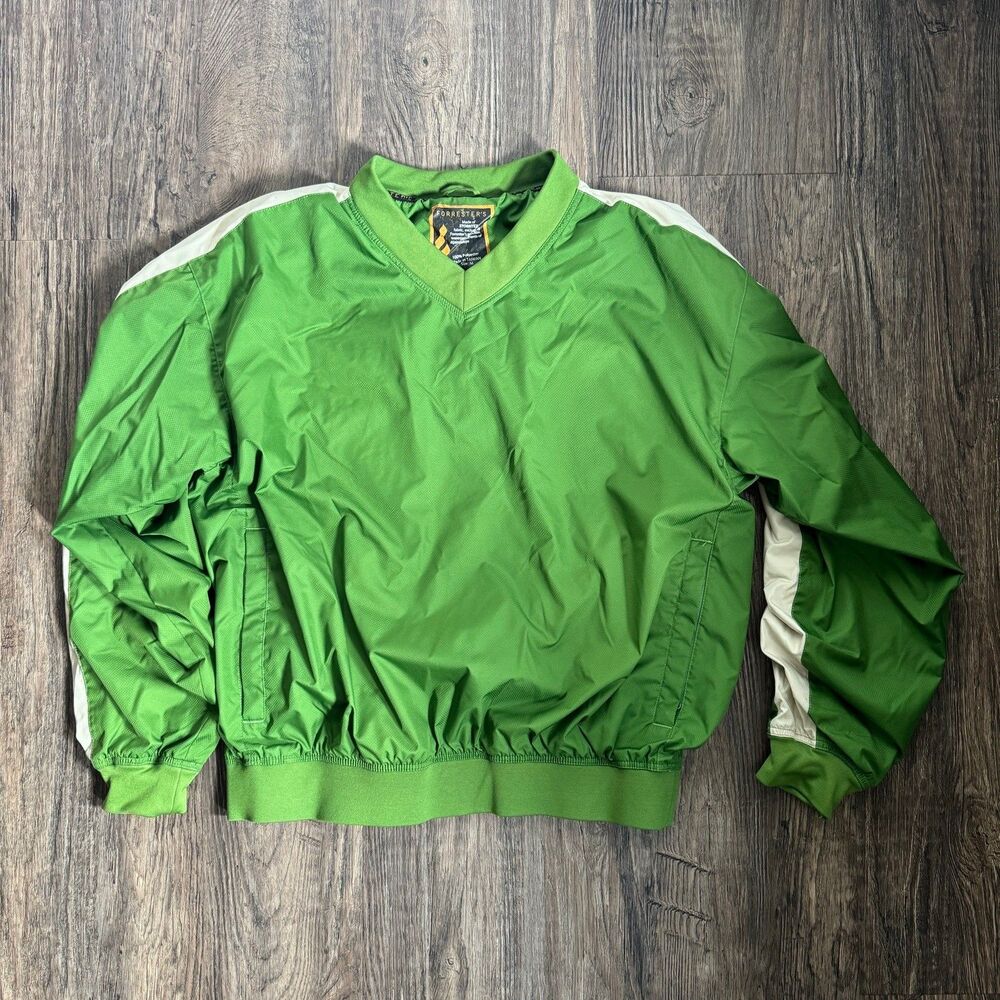 Stormed Forrester Golf Lined Pullover Waterproof Protection Mens size med green